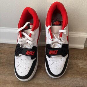 Air Jordan Legacy Low White Fire Red Black Grey Nike Retro 312 Men's 7Y